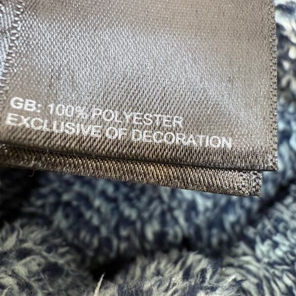 The North Face Osito Full Zip Fleece Women's M Light Blue Dark Blue Heather - Picture 12 of 15